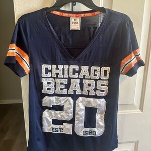 Victoria's Secret PINK Chicago Bears Jersey - Navy and Orange